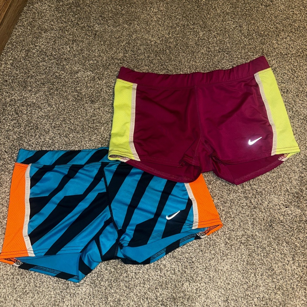 Nike Dry Fit running shorts duo